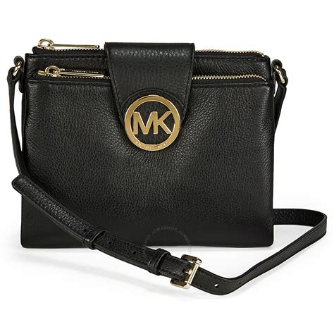 black purse michael kors|michael kors black purse crossbody.